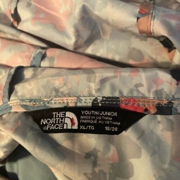 The North Face Girls Thermoball Eco Jacket Size XL Tourmaline Camo Full … - Picture 10 of 11